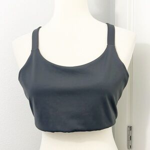 Girlfriend Collective XL Gray Racerback Sports Bra